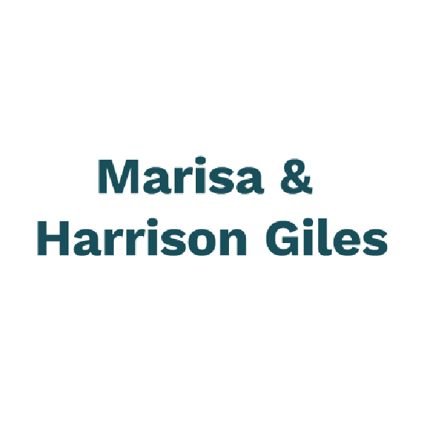 Marisa and Harrison Giles logo