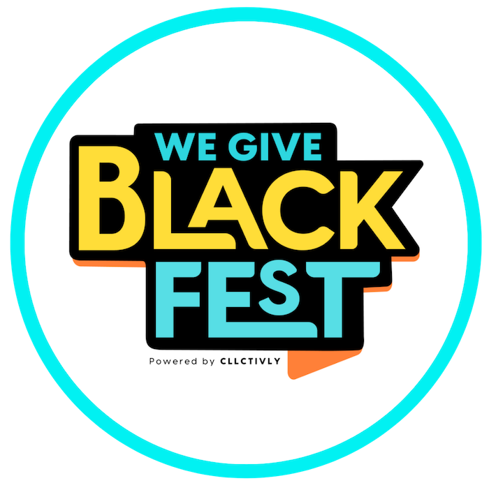 We Give Black Fest Text Logo